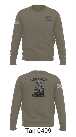 Crew Neck Sweatshirt, 514th MP CO, Army, Teamtime, Team time, sublimation, custom sports apparel, team uniforms, spirit wear, spiritwear, sports uniforms, custom shirts, team store, custom team store, fundraiser sports, apparel fundraiser