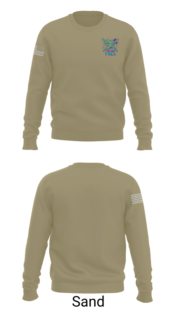 Crew Neck Sweatshirt, 130 FAB, Army, Teamtime, Team time, sublimation, custom sports apparel, team uniforms, spirit wear, spiritwear, sports uniforms, custom shirts, team store, custom team store, fundraiser sports, apparel fundraiser