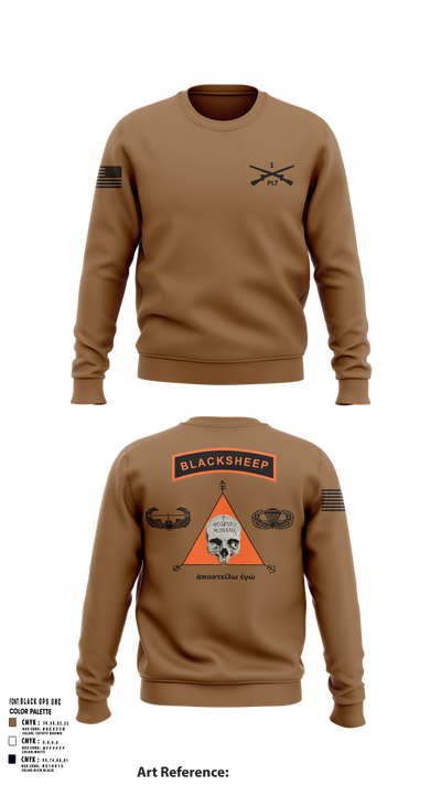 1st PLT B Co 1-173IN 18514147 Crew Neck Sweatshirt - 26 (1)