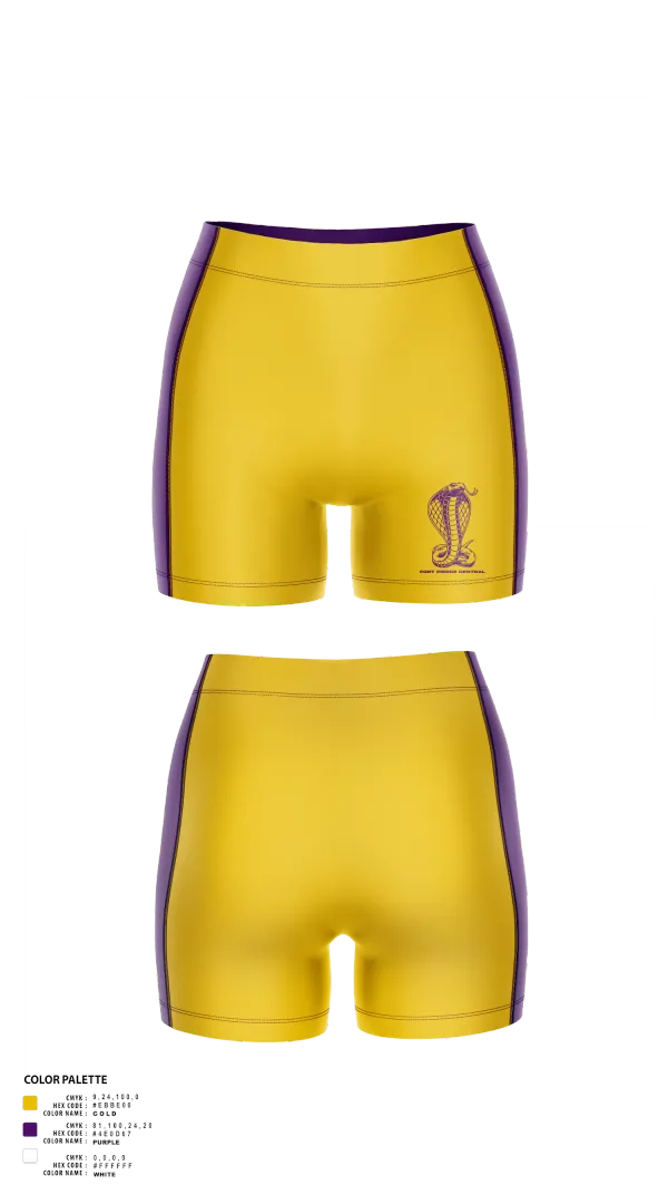 Womens Compression Shorts, Fort Pierce Central Volleyball, Women's Volleyball, Teamtime, Team time, sublimation, custom sports apparel, team uniforms, spirit wear, spiritwear, sports uniforms, custom shirts, team store, custom team store, fundraiser sports, apparel fundraiser