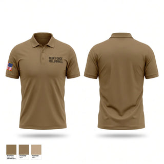 Short Sleeve Performance Polo, Task Force Philippines, Navy, Teamtime, Team time, sublimation, custom sports apparel, team uniforms, spirit wear, spiritwear, sports uniforms, custom shirts, team store, custom team store, fundraiser sports, apparel fundraiser