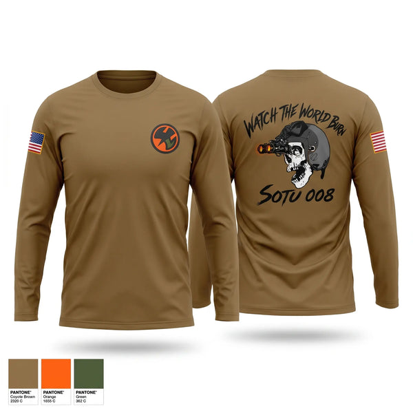 Long Sleeve Performance Shirt, 8 SOS, Air Force, Teamtime, Team time, sublimation, custom sports apparel, team uniforms, spirit wear, spiritwear, sports uniforms, custom shirts, team store, custom team store, fundraiser sports, apparel fundraiser