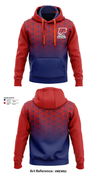 Freedom High School Basketball 63189836 Hoodie - 1