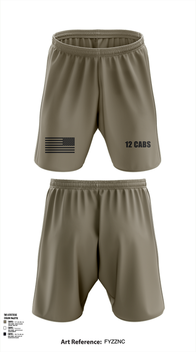 12 CABS 85132731 Athletic Shorts With Pockets - 102