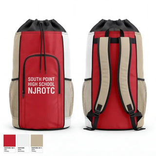 Gear Bag, South Point High School NJROTC, Navy, Teamtime, Team time, sublimation, custom sports apparel, team uniforms, spirit wear, spiritwear, sports uniforms, custom shirts, team store, custom team store, fundraiser sports, apparel fundraiser