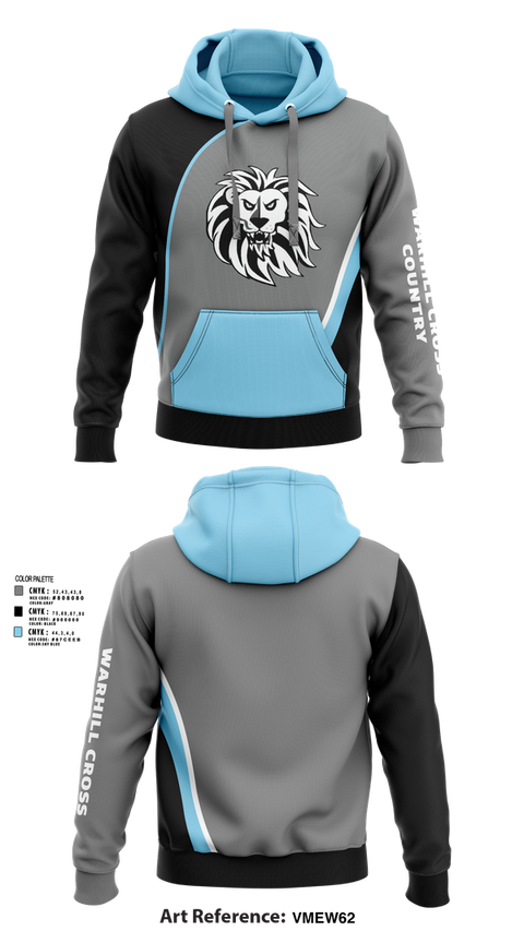 Hoodie, Warhill Cross Country, Cross Country, Teamtime, Team time, sublimation, custom sports apparel, team uniforms, spirit wear, spiritwear, sports uniforms, custom shirts, team store, custom team store, fundraiser sports, apparel fundraiser