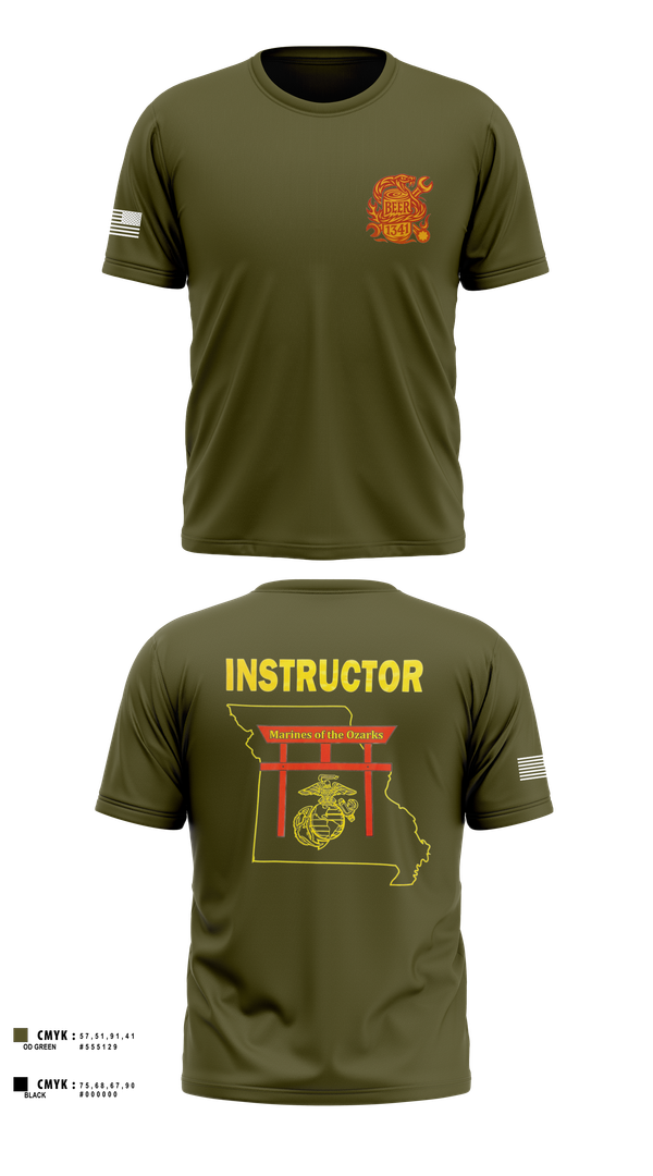 Short Sleeve Performance Shirt, MARCOR DET FLW, , Teamtime, Team time, sublimation, custom sports apparel, team uniforms, spirit wear, spiritwear, sports uniforms, custom shirts, team store, custom team store, fundraiser sports, apparel fundraiser