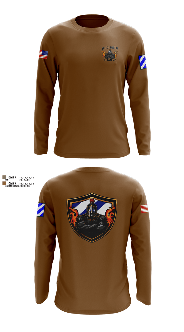 Long Sleeve Performance Shirt, HHC, DSTB, 3DSB, Army, Teamtime, Team time, sublimation, custom sports apparel, team uniforms, spirit wear, spiritwear, sports uniforms, custom shirts, team store, custom team store, fundraiser sports, apparel fundraiser
