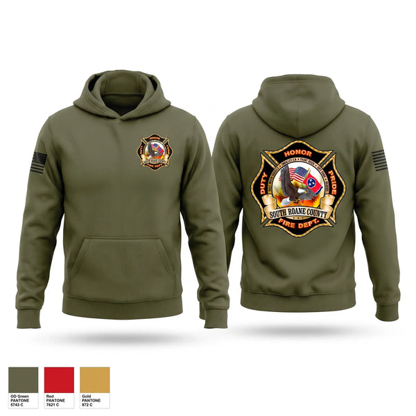 Hoodie, South Roane County, Fire Department, Teamtime, Team time, sublimation, custom sports apparel, team uniforms, spirit wear, spiritwear, sports uniforms, custom shirts, team store, custom team store, fundraiser sports, apparel fundraiser