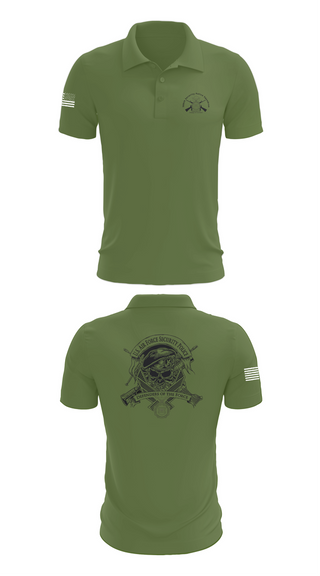Short Sleeve Performance Polo, 380th Security Police Squadron, , Teamtime, Team time, sublimation, custom sports apparel, team uniforms, spirit wear, spiritwear, sports uniforms, custom shirts, team store, custom team store, fundraiser sports, apparel fundraiser