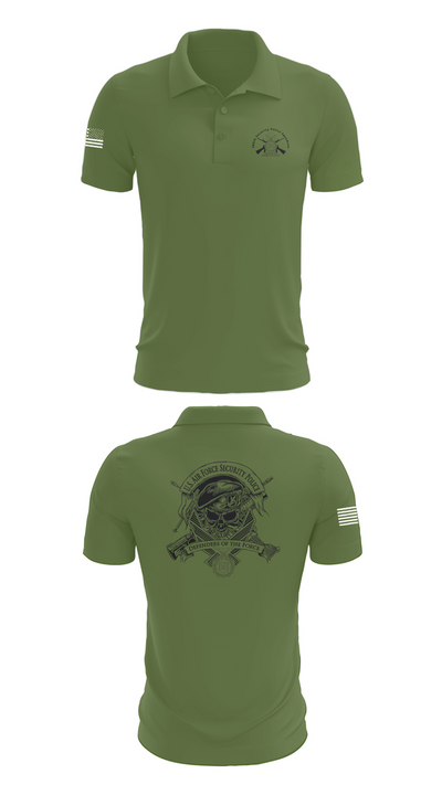 380th Security Police Squadron 85446587 Short Sleeve Performance Polo - 47