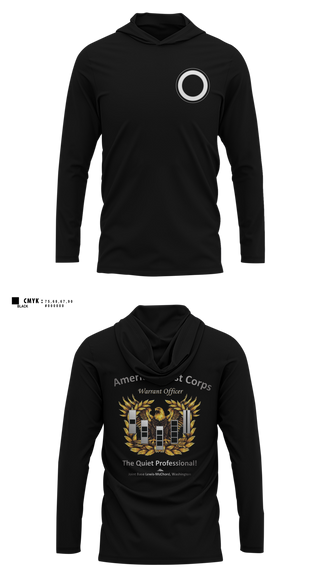 Long Sleeve Hooded Sun Shirt, I Corps HHBN, Army, Teamtime, Team time, sublimation, custom sports apparel, team uniforms, spirit wear, spiritwear, sports uniforms, custom shirts, team store, custom team store, fundraiser sports, apparel fundraiser