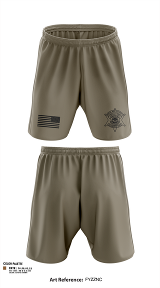 Athletic Shorts With Pockets, Richland County Sheriff's Department Training Unit, Police, Teamtime, Team time, sublimation, custom sports apparel, team uniforms, spirit wear, spiritwear, sports uniforms, custom shirts, team store, custom team store, fundraiser sports, apparel fundraiser