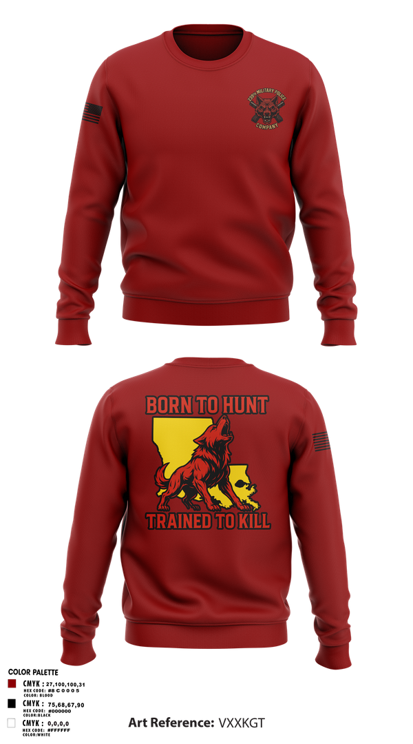 Crew Neck Sweatshirt, 239th Military Police Company, , Teamtime, Team time, sublimation, custom sports apparel, team uniforms, spirit wear, spiritwear, sports uniforms, custom shirts, team store, custom team store, fundraiser sports, apparel fundraiser