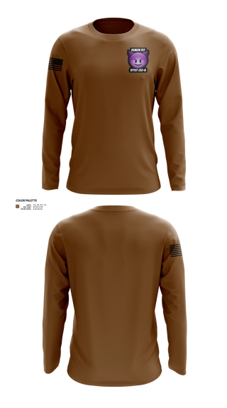 Long Sleeve Performance Shirt, Demon PLT, Army, Teamtime, Team time, sublimation, custom sports apparel, team uniforms, spirit wear, spiritwear, sports uniforms, custom shirts, team store, custom team store, fundraiser sports, apparel fundraiser