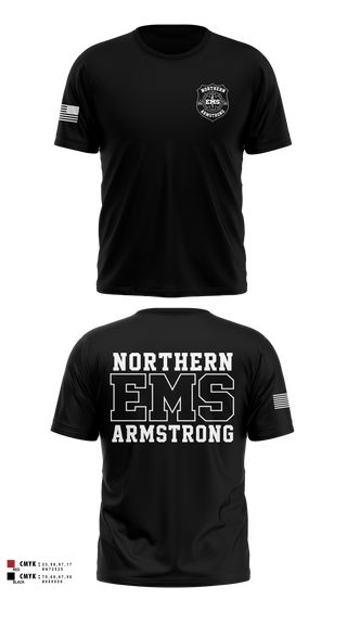 Short Sleeve Performance Shirt, Northern Armstrong EMS, EMS/EMT, Teamtime, Team time, sublimation, custom sports apparel, team uniforms, spirit wear, spiritwear, sports uniforms, custom shirts, team store, custom team store, fundraiser sports, apparel fundraiser