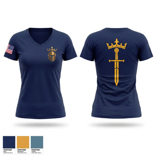 Womens Short Sleeve Vneck Shirt, Jubilee Law Enforcement, Police, Teamtime, Team time, sublimation, custom sports apparel, team uniforms, spirit wear, spiritwear, sports uniforms, custom shirts, team store, custom team store, fundraiser sports, apparel fundraiser