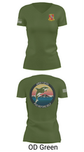 A BTRY, 1-37FAR 4037747 Women's Short Sleeve V-neck Shirt - 48