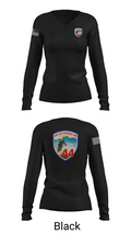 Civil Disturbance Unit 55553252 Women's Long Sleeve V-neck Shirt - 35