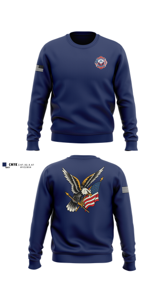 Crew Neck Sweatshirt, Miami Twp Fire Rescue, Fire Department, Teamtime, Team time, sublimation, custom sports apparel, team uniforms, spirit wear, spiritwear, sports uniforms, custom shirts, team store, custom team store, fundraiser sports, apparel fundraiser