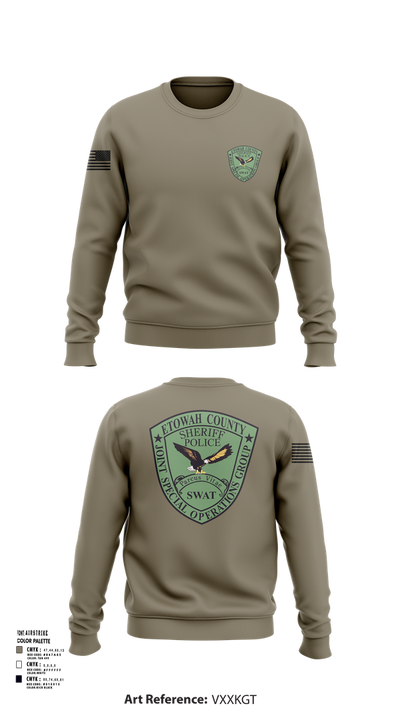 Etowah County JSOG 23168603 Crew Neck Sweatshirt - 101