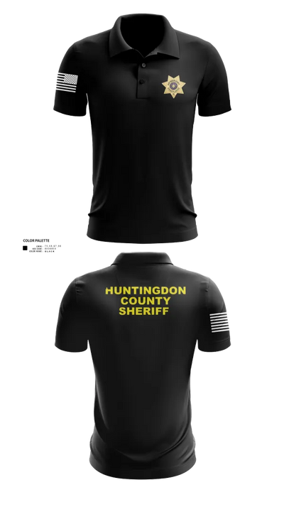 Huntingdon County Sheriff’s Office 63873166 Short Sleeve Performance Polo - 100