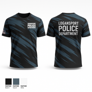Short Sleeve Performance Shirt, Logansport Police Department, Police, Teamtime, Team time, sublimation, custom sports apparel, team uniforms, spirit wear, spiritwear, sports uniforms, custom shirts, team store, custom team store, fundraiser sports, apparel fundraiser