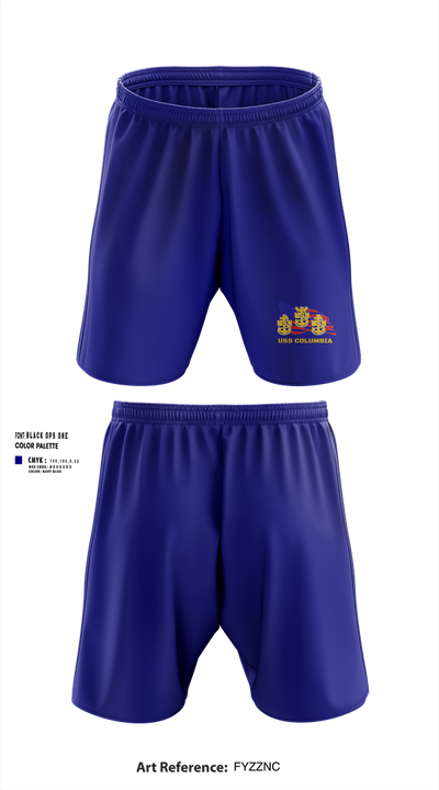 USS Columbia 84322120 Athletic Shorts With Pockets - 55