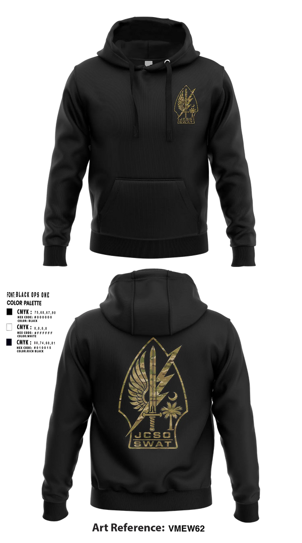 Hoodie, JCSO SWAT1, Police, Teamtime, Team time, sublimation, custom sports apparel, team uniforms, spirit wear, spiritwear, sports uniforms, custom shirts, team store, custom team store, fundraiser sports, apparel fundraiser