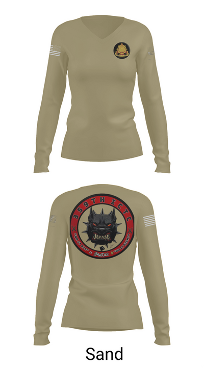 359 ICTC 15024551 Women's Long Sleeve V-neck Shirt - 97