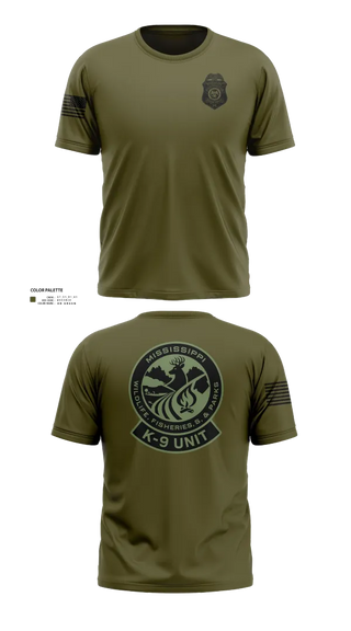 Old School Cotton Feel Shirt, MDWFP K9, , Teamtime, Team time, sublimation, custom sports apparel, team uniforms, spirit wear, spiritwear, sports uniforms, custom shirts, team store, custom team store, fundraiser sports, apparel fundraiser