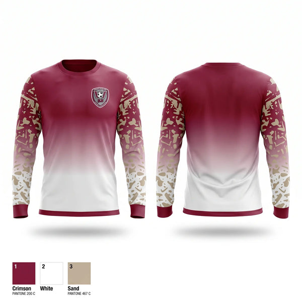 Long Sleeve Performance Shirt, Windsor Lady Warriors, Women's Soccer, Teamtime, Team time, sublimation, custom sports apparel, team uniforms, spirit wear, spiritwear, sports uniforms, custom shirts, team store, custom team store, fundraiser sports, apparel fundraiser