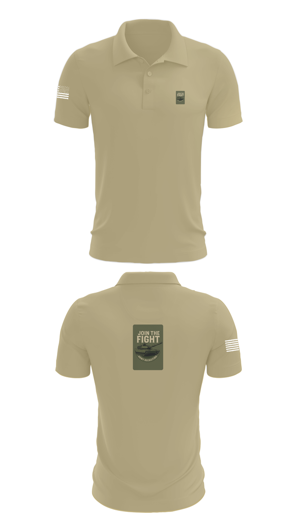 Short Sleeve Performance Polo, Army Recruiting, Army, Teamtime, Team time, sublimation, custom sports apparel, team uniforms, spirit wear, spiritwear, sports uniforms, custom shirts, team store, custom team store, fundraiser sports, apparel fundraiser