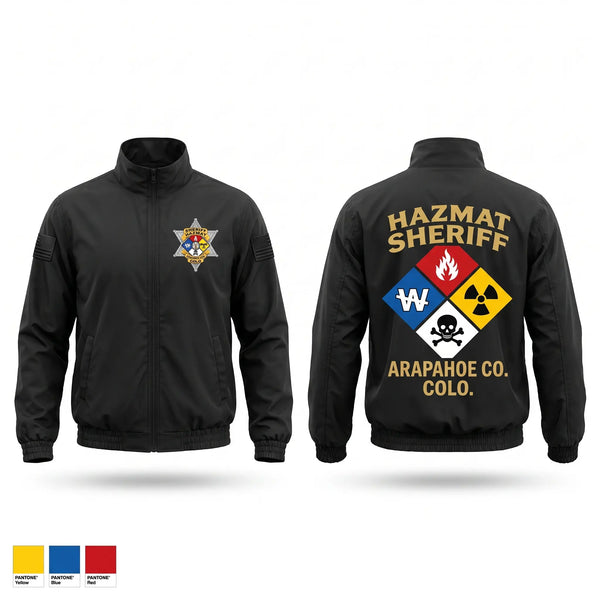 Windbreaker, Arapahoe County Sheriff HazMat, Police, Teamtime, Team time, sublimation, custom sports apparel, team uniforms, spirit wear, spiritwear, sports uniforms, custom shirts, team store, custom team store, fundraiser sports, apparel fundraiser