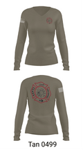 Fire service class 40821457 Women's Long Sleeve V-neck Shirt - 11