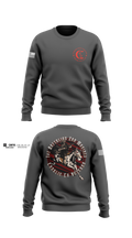 1st Battalion 2nd Marines Charlie Co Veteran 59013691 Crew Neck Sweatshirt - 1