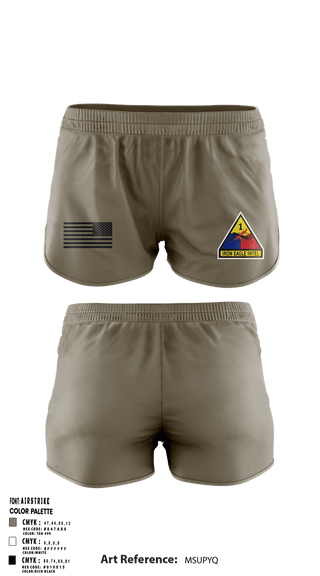 Ranger Panties, 1 AD CAB, Army, Teamtime, Team time, sublimation, custom sports apparel, team uniforms, spirit wear, spiritwear, sports uniforms, custom shirts, team store, custom team store, fundraiser sports, apparel fundraiser
