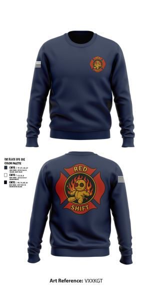 Crew Neck Sweatshirt, City of Lake Geneva Fire Department, , Teamtime, Team time, sublimation, custom sports apparel, team uniforms, spirit wear, spiritwear, sports uniforms, custom shirts, team store, custom team store, fundraiser sports, apparel fundraiser