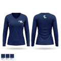 Tourists Women's Long Sleeve V-neck Shirt - 1