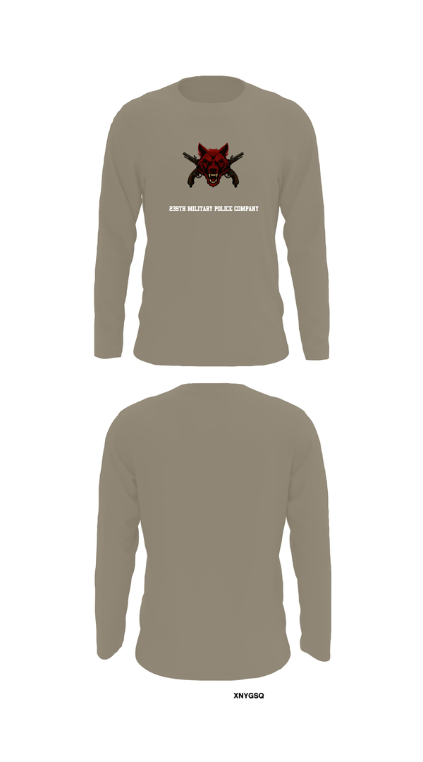 Long Sleeve Performance Shirt, 239th Military Police Company, , Teamtime, Team time, sublimation, custom sports apparel, team uniforms, spirit wear, spiritwear, sports uniforms, custom shirts, team store, custom team store, fundraiser sports, apparel fundraiser
