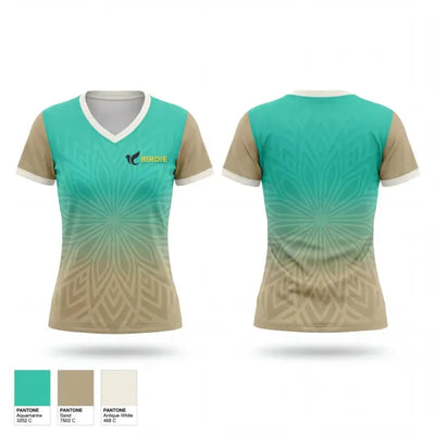 Birdie 45146551 Women's Short Sleeve V-neck Shirt - 1