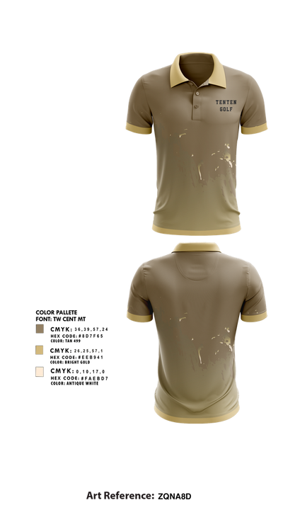 Tenten 46941242 Short Sleeve Performance Polo - 1