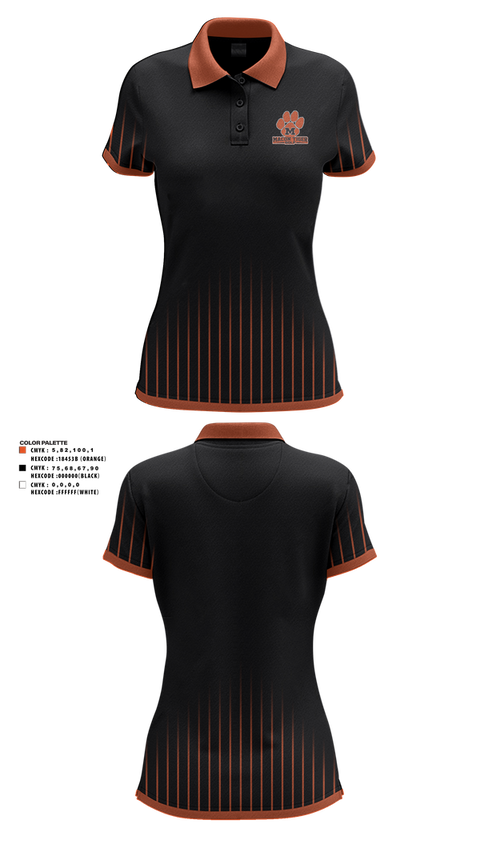 Womens Short Sleeve Performance Polo, Macon Tiger Golf, Golf, Teamtime, Team time, sublimation, custom sports apparel, team uniforms, spirit wear, spiritwear, sports uniforms, custom shirts, team store, custom team store, fundraiser sports, apparel fundraiser