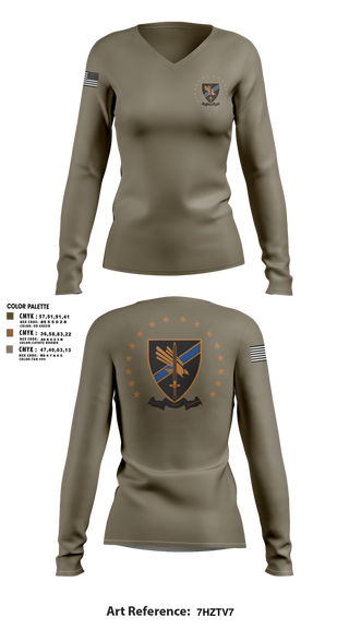 Womens Long Sleeve Vneck Shirt, Highlands County Sheriff’s Office, , Teamtime, Team time, sublimation, custom sports apparel, team uniforms, spirit wear, spiritwear, sports uniforms, custom shirts, team store, custom team store, fundraiser sports, apparel fundraiser