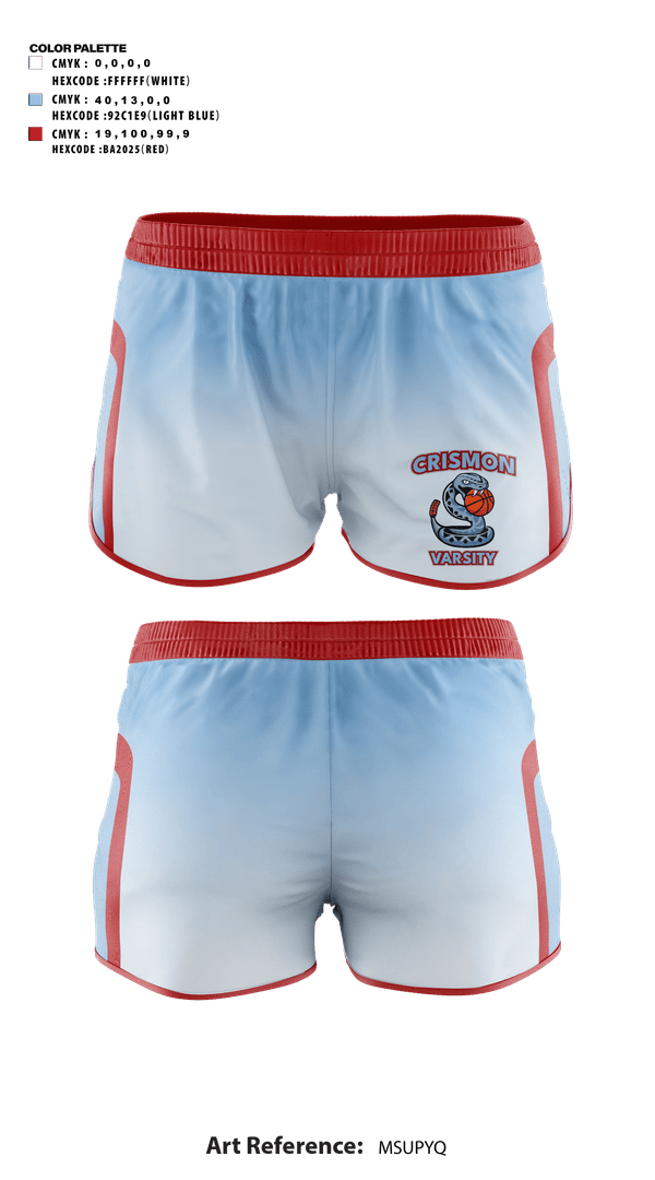 Ranger Panties, Crismon Rattlers, Women's Basketball, Teamtime, Team time, sublimation, custom sports apparel, team uniforms, spirit wear, spiritwear, sports uniforms, custom shirts, team store, custom team store, fundraiser sports, apparel fundraiser