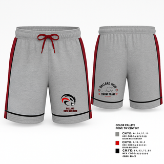 Athletic Shorts With Pockets, Ballard High School Girls Swim and Dive, Swimming, Teamtime, Team time, sublimation, custom sports apparel, team uniforms, spirit wear, spiritwear, sports uniforms, custom shirts, team store, custom team store, fundraiser sports, apparel fundraiser