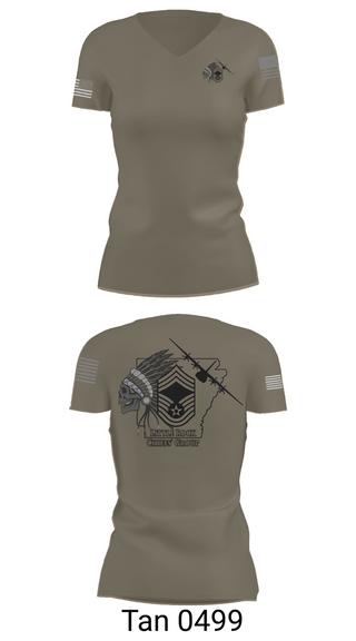 Womens Short Sleeve Vneck Shirt, LRAFB Chiefs Group, , Teamtime, Team time, sublimation, custom sports apparel, team uniforms, spirit wear, spiritwear, sports uniforms, custom shirts, team store, custom team store, fundraiser sports, apparel fundraiser