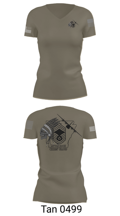 LRAFB Chiefs Group 49231806 Women's Short Sleeve V-neck Shirt - 68