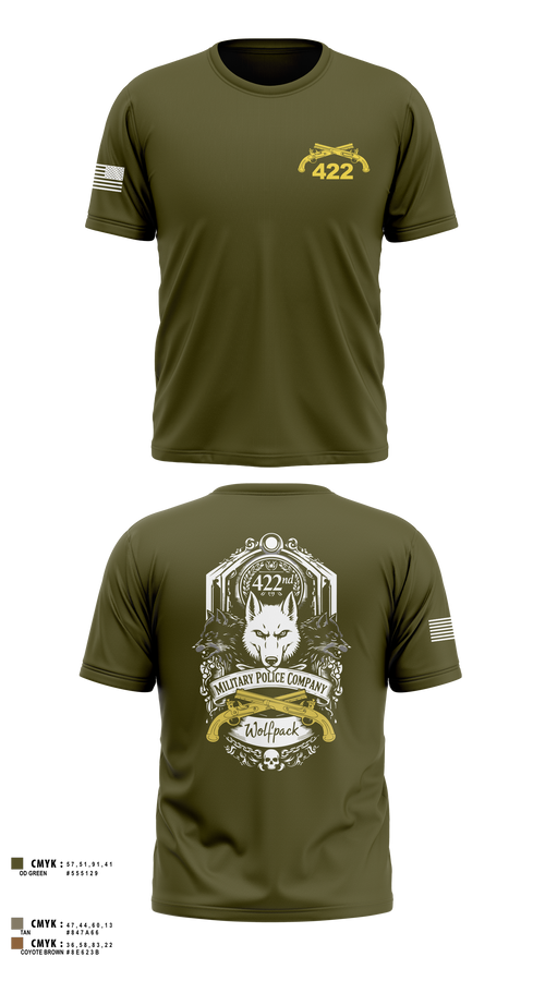 Short Sleeve Performance Shirt, 422nd Military Police Company, Army, Teamtime, Team time, sublimation, custom sports apparel, team uniforms, spirit wear, spiritwear, sports uniforms, custom shirts, team store, custom team store, fundraiser sports, apparel fundraiser