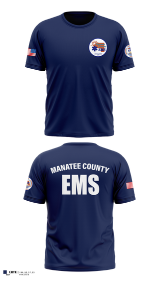 Short Sleeve Performance Shirt, Manatee County EMS, EMS/EMT, Teamtime, Team time, sublimation, custom sports apparel, team uniforms, spirit wear, spiritwear, sports uniforms, custom shirts, team store, custom team store, fundraiser sports, apparel fundraiser